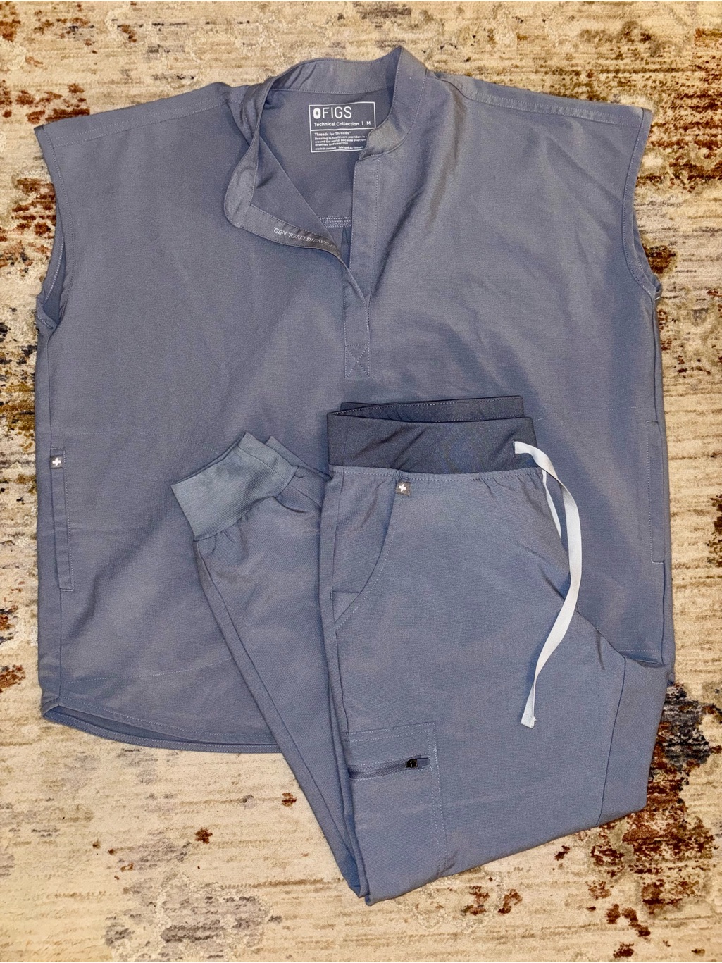 Figs Vapor Blue Scrub Set
